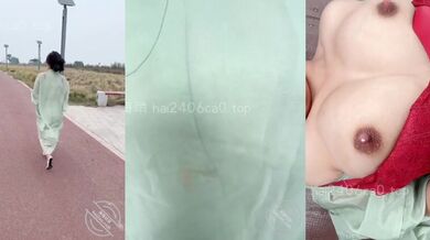 穿着旗袍的妹妹对着我不断的喷奶